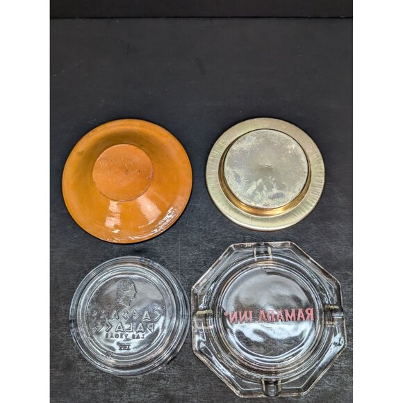 Vintage Ashtrays Lot of 4 Read Description for Details - Picture 6 of 6